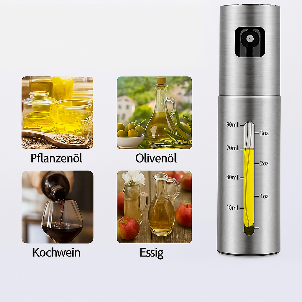 Edelstahl Öl-Spray